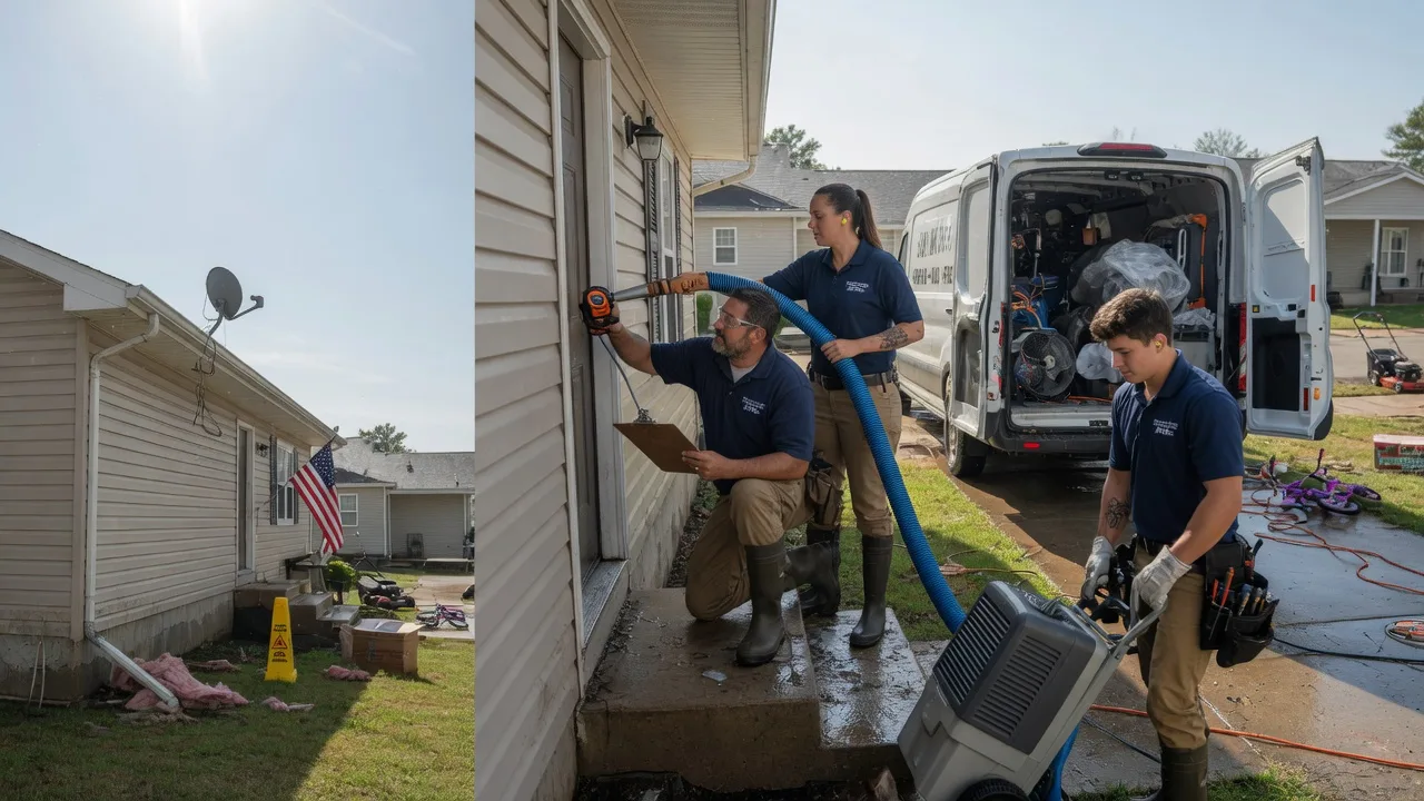 Ceiling Water Damage Restoration in Chilton, WI near me